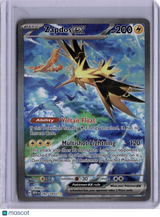 Zapdos EX 2023 Pokemon 151 202/165 Full Art TCG