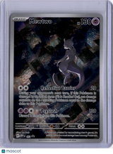 Mewtwo 2023 Pokemon Scarlet & Violet 151 52 Black Star Promo Full Art TCG