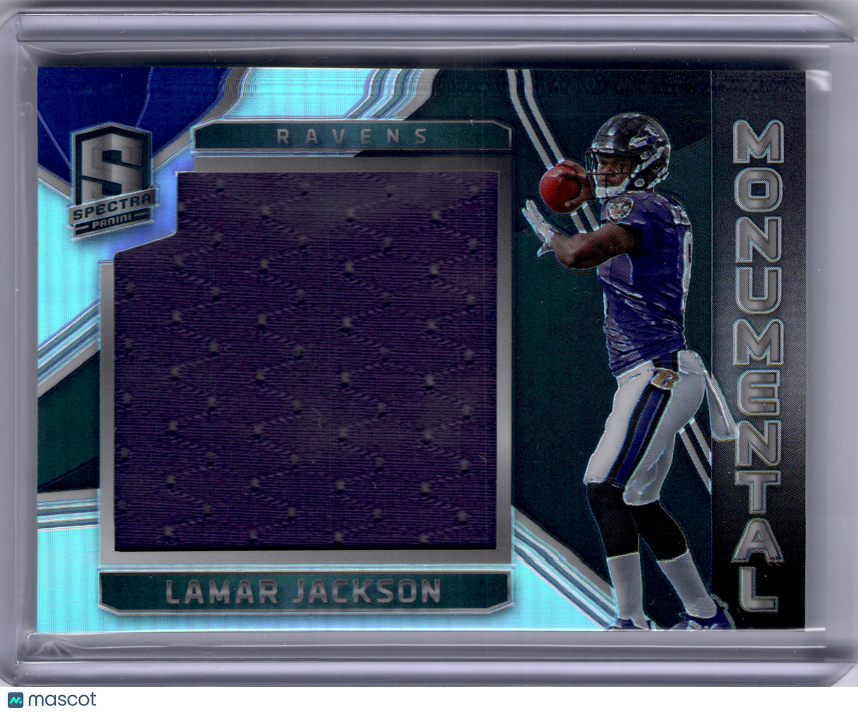 Lamar Jackson 2018 Panini Spectra Rookie /199 Jersey Patch RC Ravens