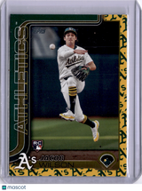 Jacob Wilson 2025 Topps Team Logo Border Rookie RC A's SP
