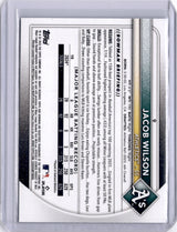 Jacob Wilson 2025 Bowman Blue Pattern /125 Rookie RC