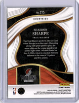 Shaedon Sharpe 2023-24 Panini Select Tiger Stripe Courtside Trail Blazers