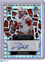 Dylan Raiola 2025 Panini Mosaic Future Scripts NIL Auto Cornhuskers