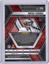 Emeka Egbuka 2025 Panini Mosaic Red White Candy Stripe Rookie RC Bucs