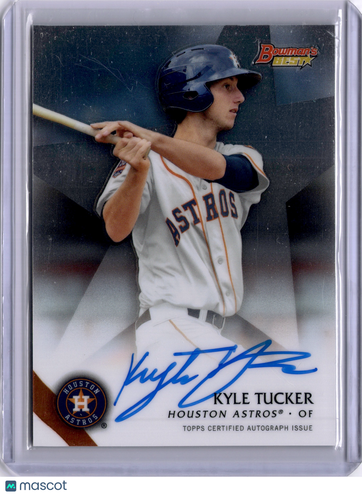 Kyle Tucker 2015 Topps Bowman's Best On Card Auto Astros Cubs