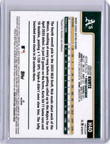 Nick Kurtz 2025 Topps Holiday Blue Metallic Glitter Rookie RC A's