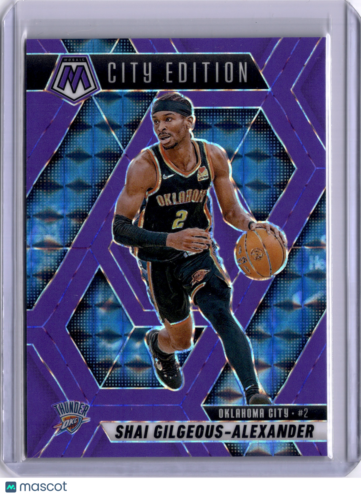 Shai Gilgeous-Alexander 2024-05 Mosaic City Edition Fluorescent Purple /249