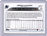 Jesus Luzardo 2022 Topps Series 1 1st Edition Red Foil 31/50 Marlins