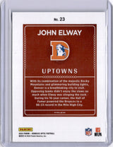 John Elway 2024 Panini Donruss Optic Uptowns Broncos HOF