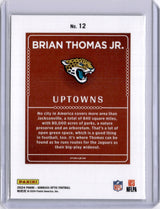 Brian Thomas Jr 2024 Panini Donruss Optic Uptowns Rookie RC Jaguars