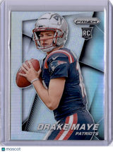 Drake Maye 2024 Panini Prizm Flashback Silver Rookie RC Insert Patriots