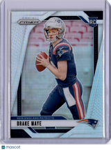 Drake Maye 2024 Panini Prizm Silver Rookie RC Patriots