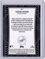 Shohei Ohtani 2025 Topps Chrome Shadow Etch Dodgers MVP