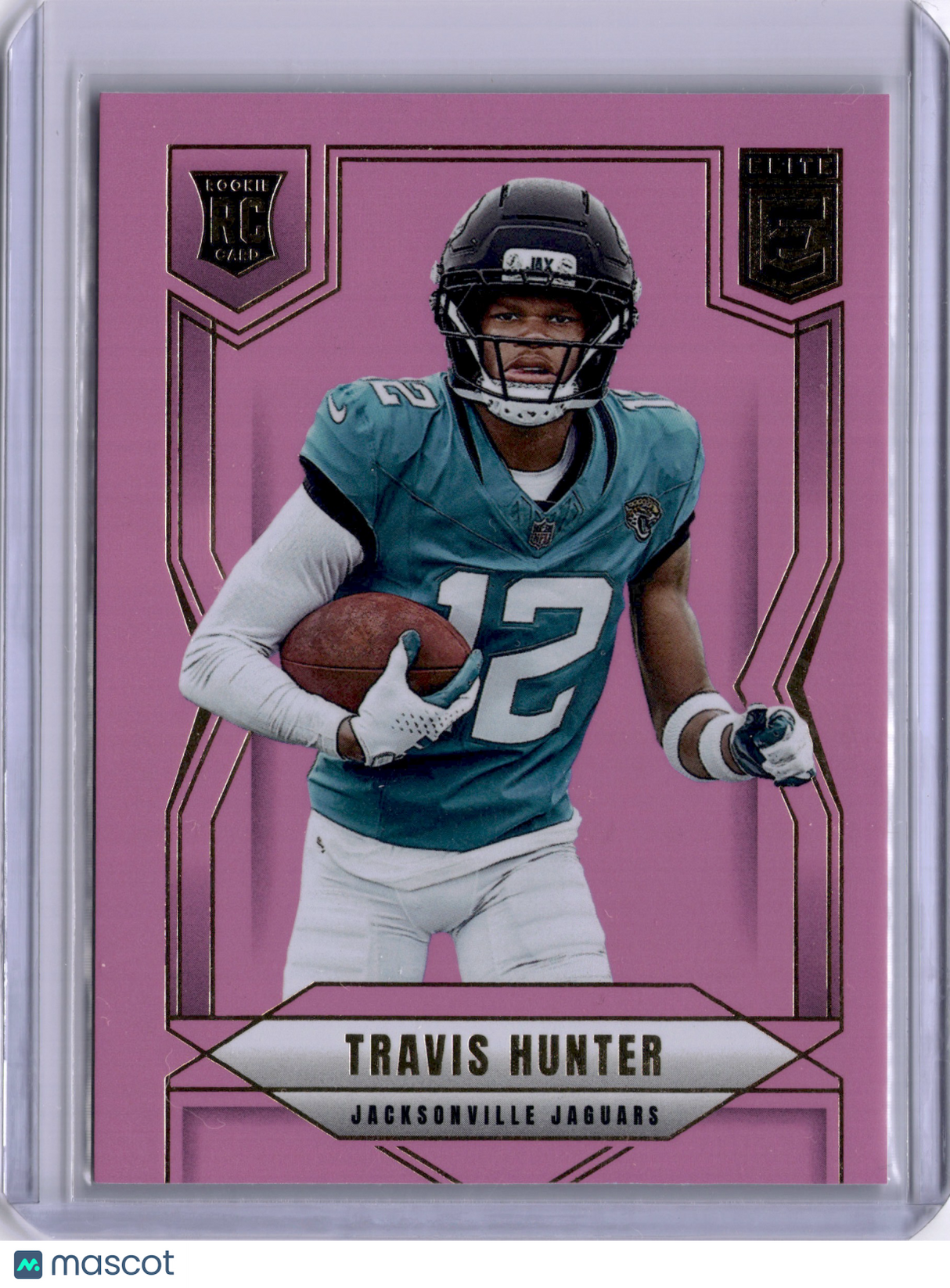 Travis Hunter 2025 Panini Donruss Elite Pink Rookie RC Jaguars