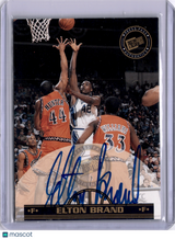 Elton Brand 1999 Press Pass Autographs /100 Duke Auto