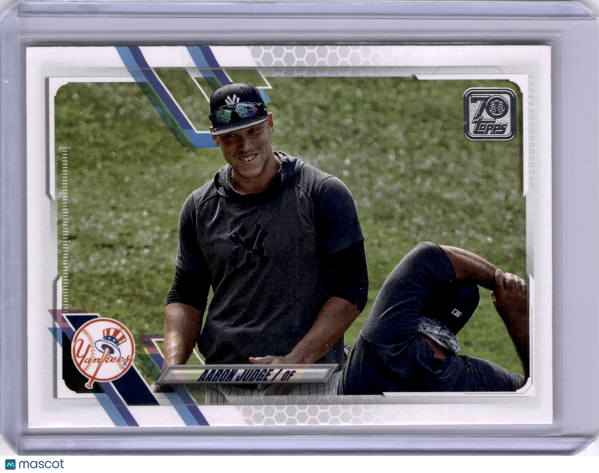 Aaron Judge 2021 Topps Series 1 SP Yankees MVP