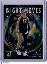 A'ja Wilson 2025 Panini Donruss Night Moves Case Hit SP Aces