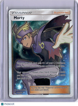 Morty 2018 Lost Thunder #212/214 Full Art Trainer Pokemon TCG