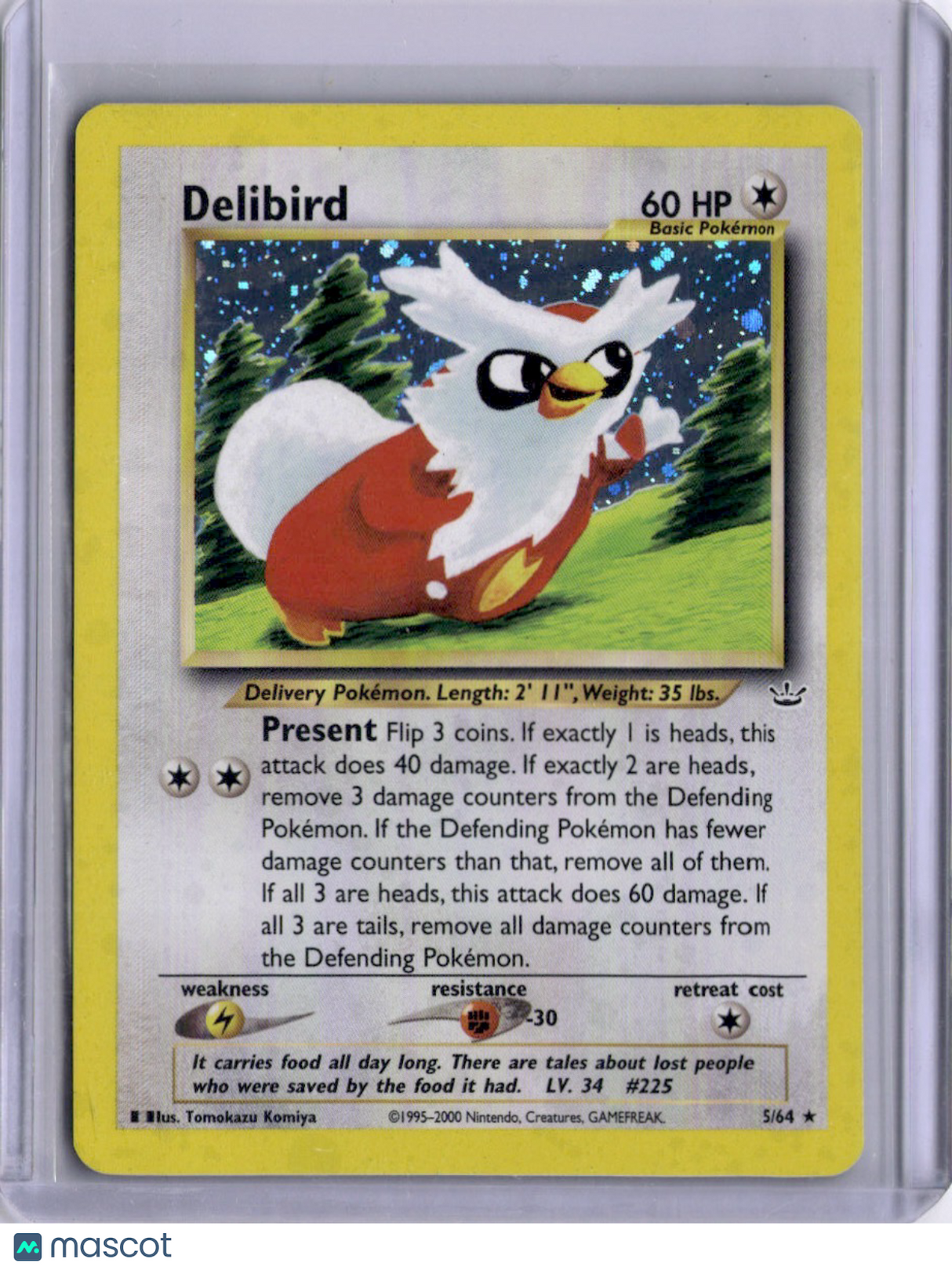 Delibird 2000 Neo Revelation #5/64 Pokemon Holo Foil Rare Card