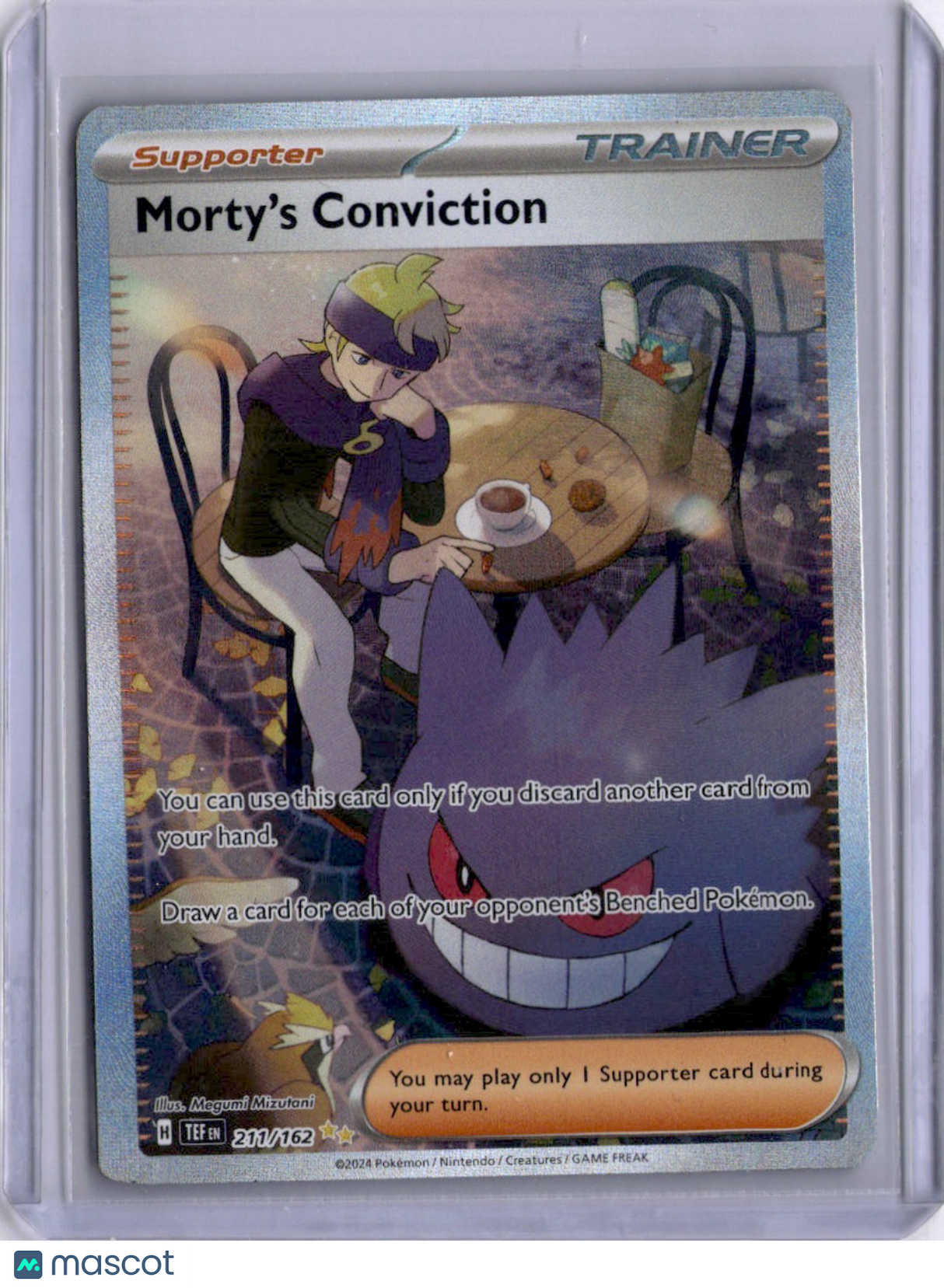 Morty's Conviction 2021 Fusion Strike #211/192 Pokemon Full Art