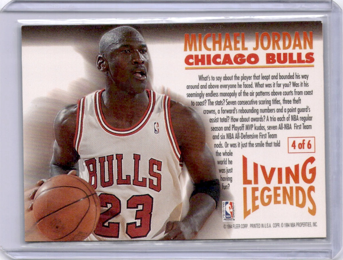 Michael Jordan 1993-94 Fleer Living Legends