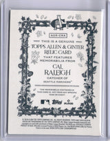 Cal Raleigh 2024 Topps Allen & Ginter Relic Patch Mariners