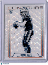 Drake Maye 2025 Panini Phoenix Contours Wave Rookie RC Patriots