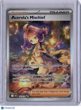 Acerola's Mischief 2023 Pokemon 151 183/162 Full Art Trainer