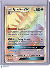 Tyranitar GX Lost Thunder 232/214 Full Art Secret Rare Pokemon TCG