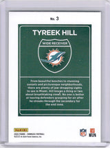 Tyreek Hill 2024 Panini Donruss Downtown SP Case Hit Dolphins