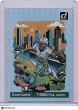 Tyreek Hill 2024 Panini Donruss Downtown SP Case Hit Dolphins