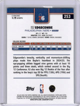 VJ Edgecombe 2025-26 Topps Chrome Rookie RC 76ers