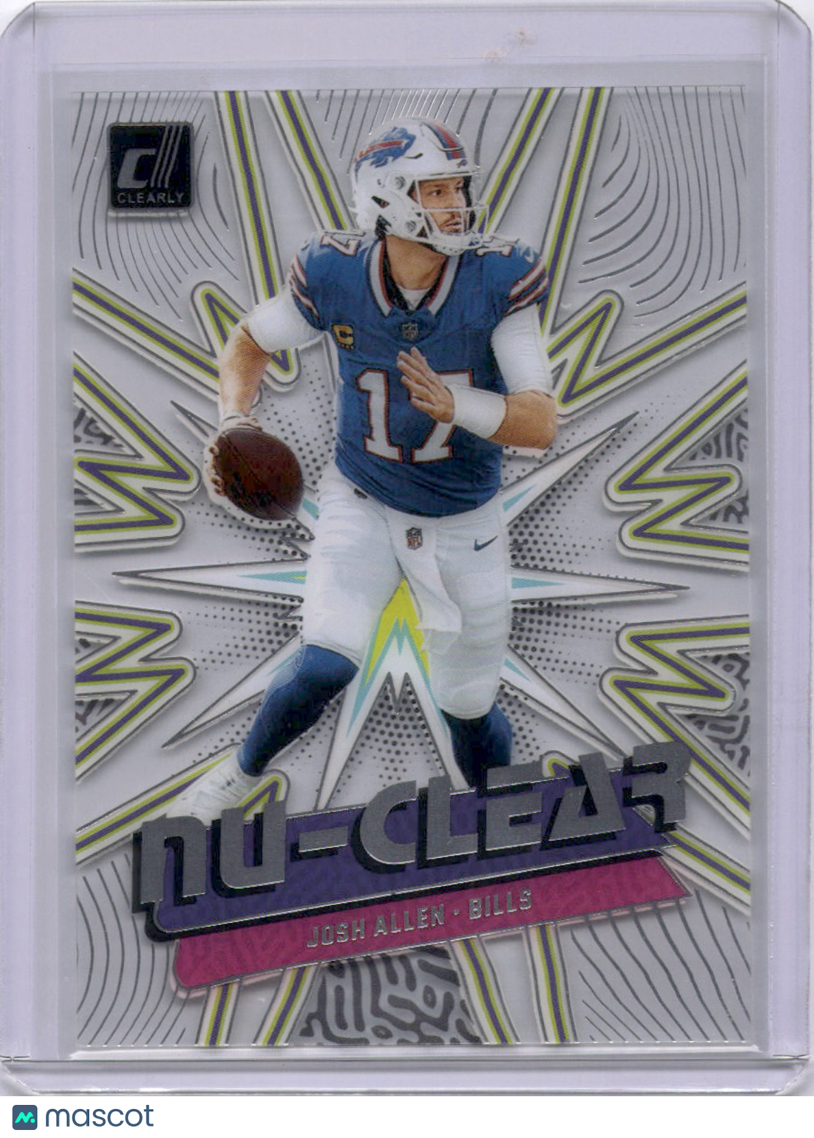 Josh Allen 2023 Panini Clearly Donruss Nu-Clear  SP Case Hit Bills MVP