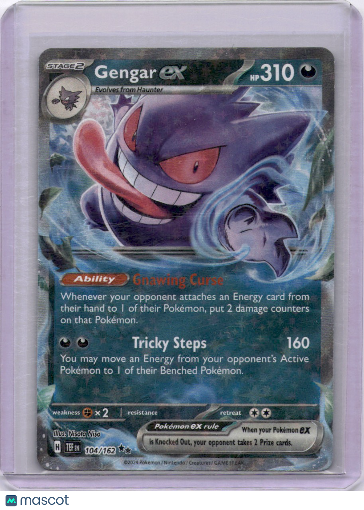 Gengar EX 2024 Temporal Forces 104/162 Pokemon TCG