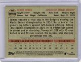Tommy Edman 2025 Topps Heritage Fan Favorites Autographs Auto /25 Dodgers
