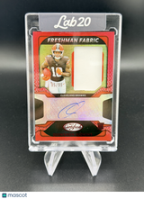 Quinshon Judkins 2025 Panini Certified Freshman Fabric Red /99 RC Rookie Browns