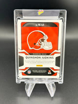 Quinshon Judkins 2025 Panini Certified Freshman Fabric Red /99 RC Rookie Browns