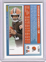 Shedeur Sanders 2025 Panini Donruss Optic Holo Prizm Rookie RC Browns