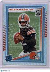 Shedeur Sanders 2025 Panini Donruss Optic Holo Prizm Rookie RC Browns