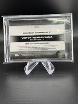Victor Wembanyama 2024 Topps 3 RC Rookie Relics Autographs Auto RPA 38/49 Spurs