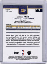 LeBron James 2025-26 Topps Chrome X-Fractor Lakers
