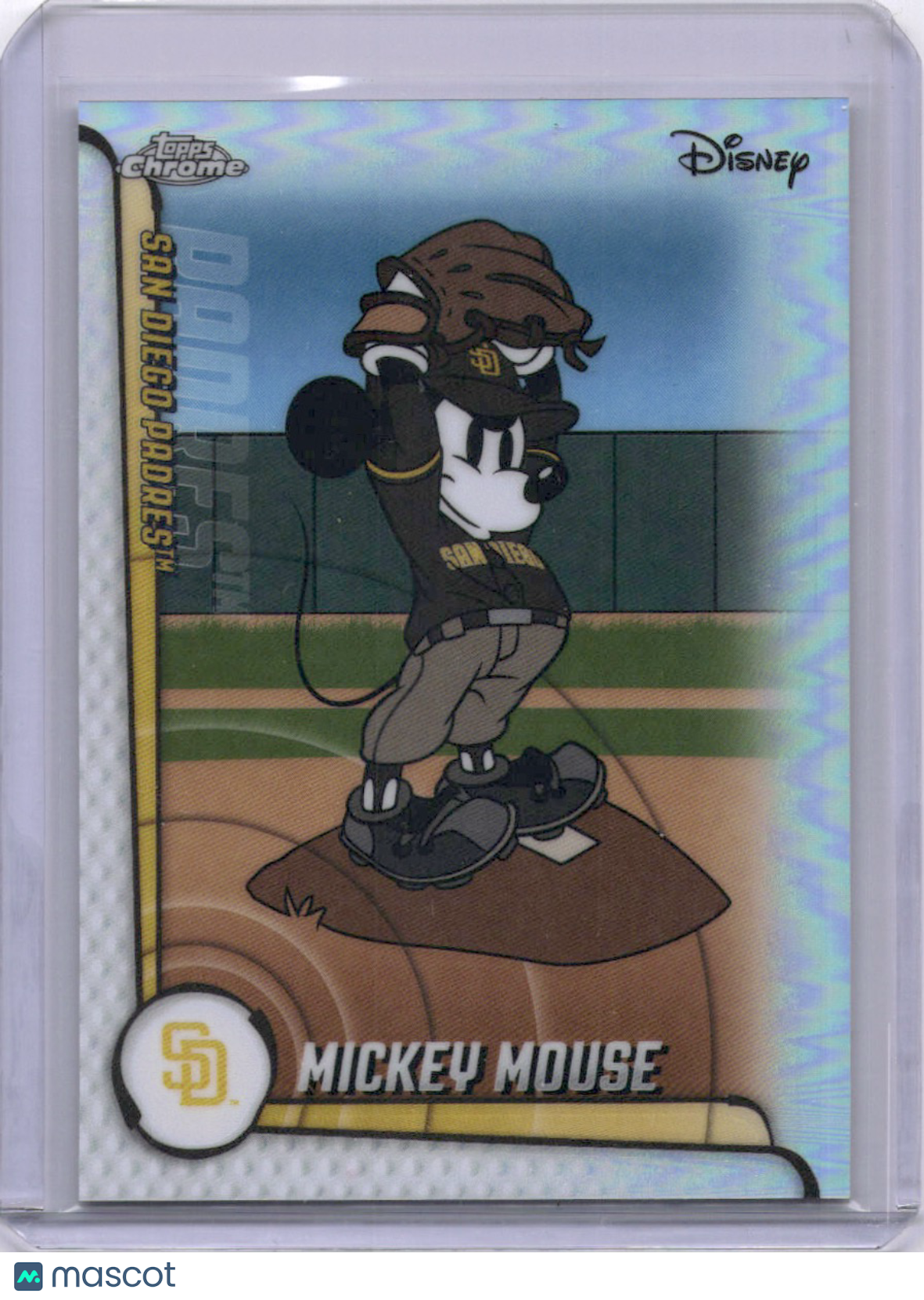 Mickey Mouse San Diego Padres 2025 Topps Chrome Update Disney Mickey and Friend