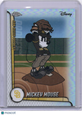 Mickey Mouse San Diego Padres 2025 Topps Chrome Update Disney Mickey and Friend