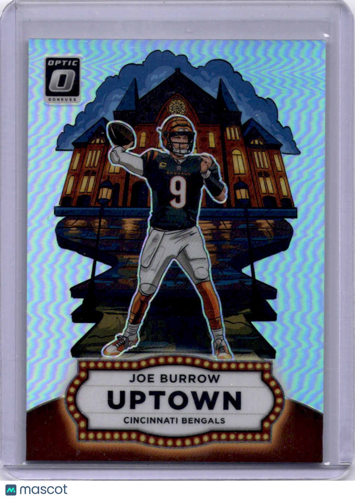 Joe Burrow 2025 Panini Donruss Optic Uptown SP Case Hit Bengals
