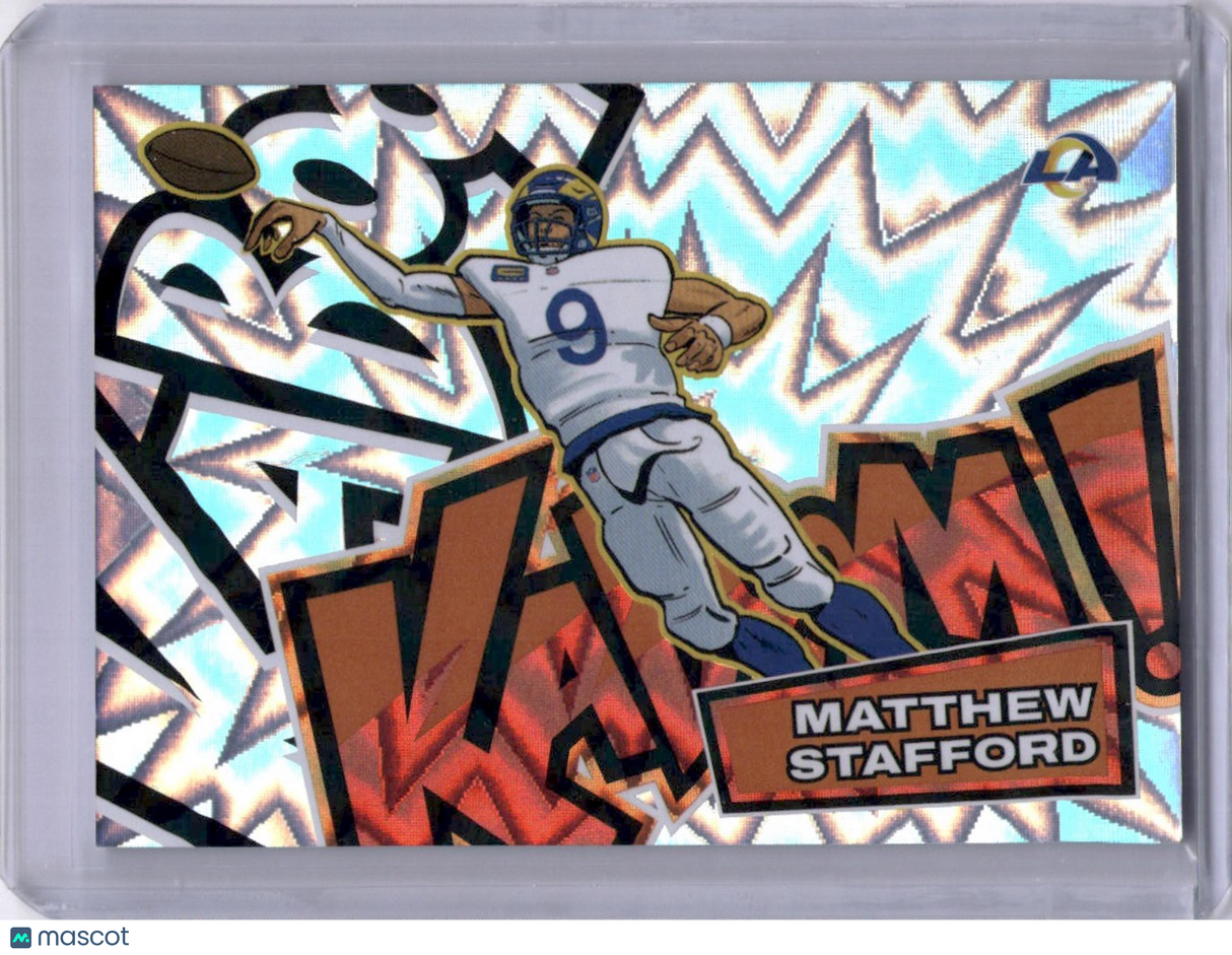 Matthew Stafford 2025 Panini Absolute Kaboom! Case Hit SP MVP Rams