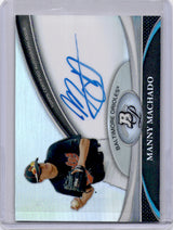 Manny Machado 2011 Bowman Platinum Prospect On Card Auto