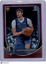 Cooper Flagg 2025-26 Bowman Chrome Purple Mojo /275 Rookie RC Mavs ROY