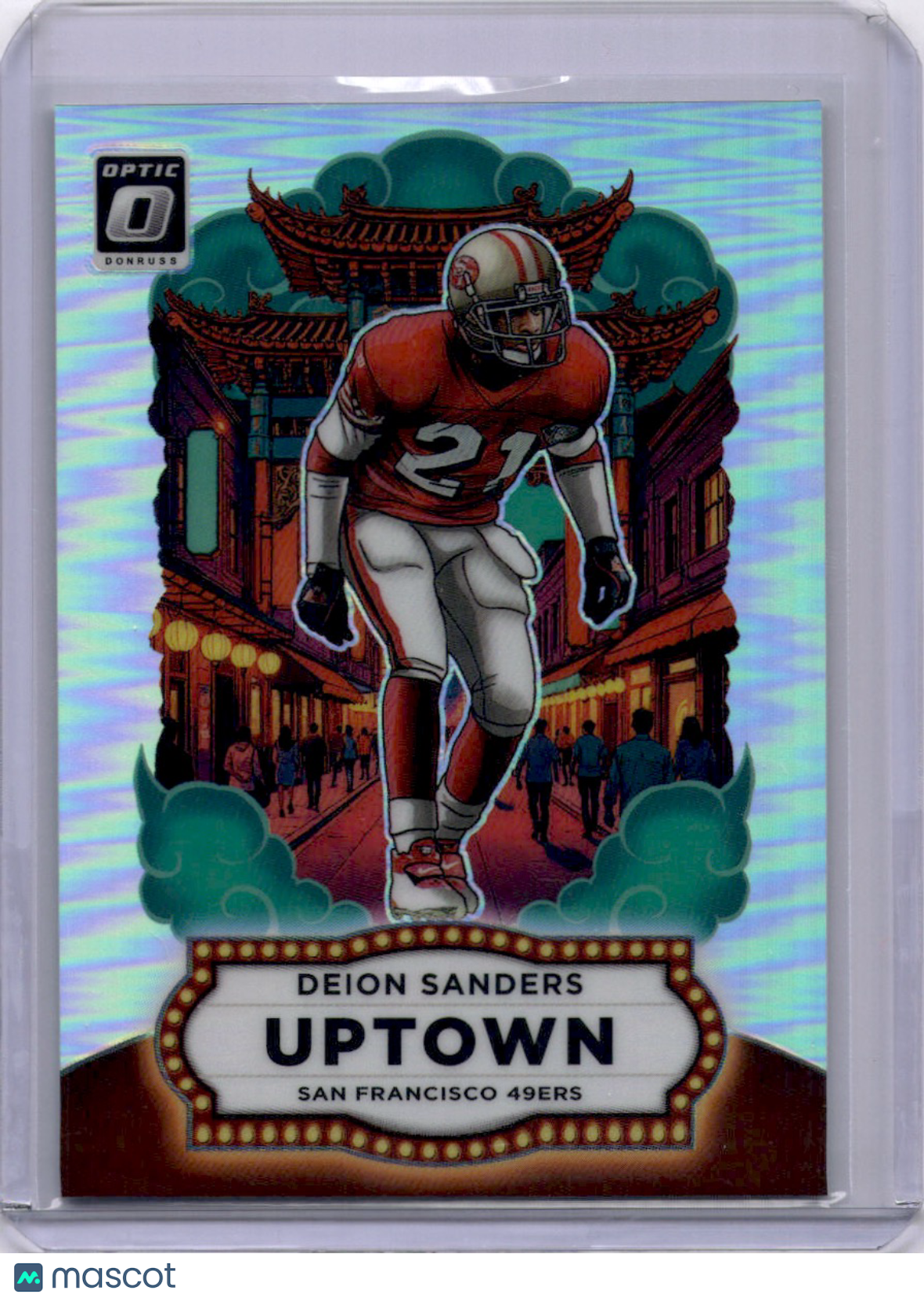 Deion Sanders 2025 Panini Donruss Optic Uptown SP Case Hit 49ers