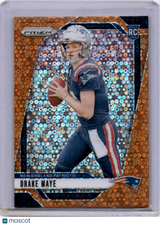 Drake Maye 2024 Panini Prizm Disco Rookie RC Patriots