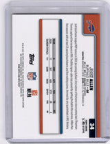 Josh Allen 2025 Topps Chrome Pink X-Fractor Bills